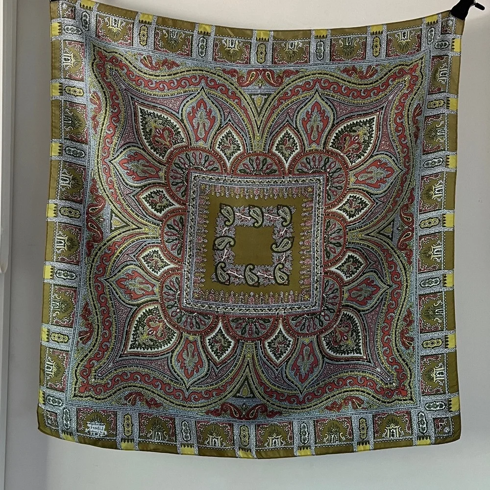 Liberty of London Multicolor Paisley Scarf - Picture 5 of 10